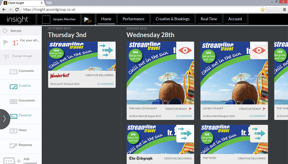 activity stream